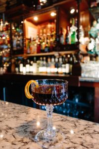 Cocktail at Tin Lizzie Bar
